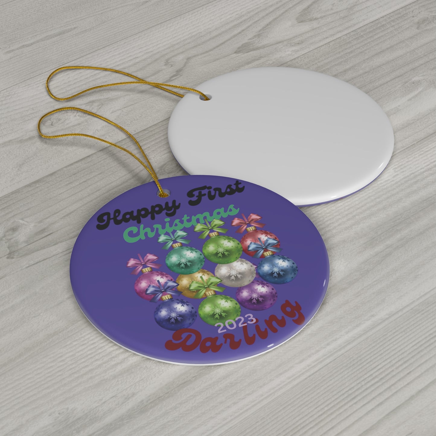 Ceramic Ornament, 4 Shapes