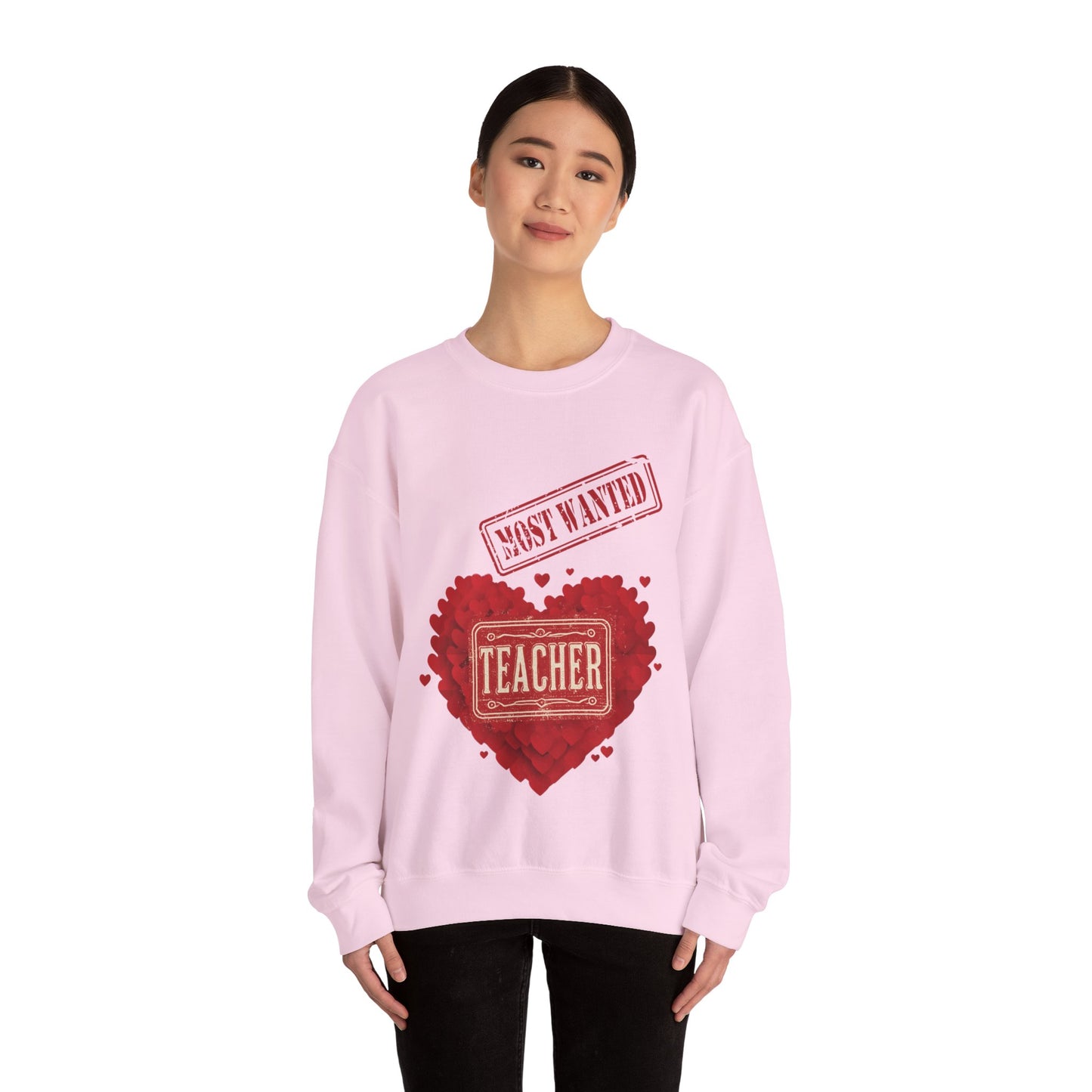 Teacher Wanted Sweatshirt, Valentine Wanted Sweatshirt, Teacher Heart Appreciation Crew Neck, Teacher Love Pullover, Teacher Heart Pullover