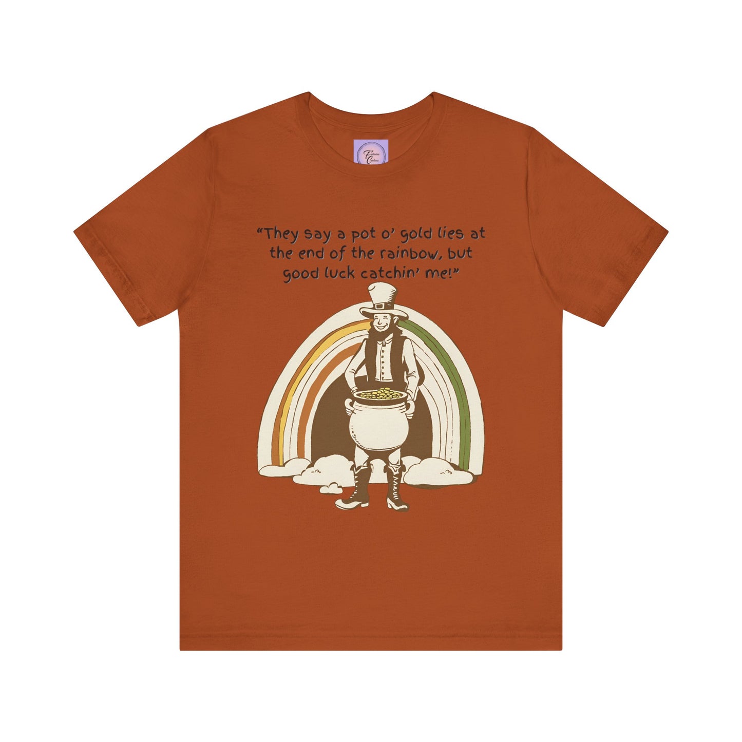 Vintage Leprechaun Shirt, Retro Leprechaun T Shirt, Irish Humor T Shirt, St Patrick's Day Party Wear, Pot of Gold Shirt, Irish Luck T Shirt