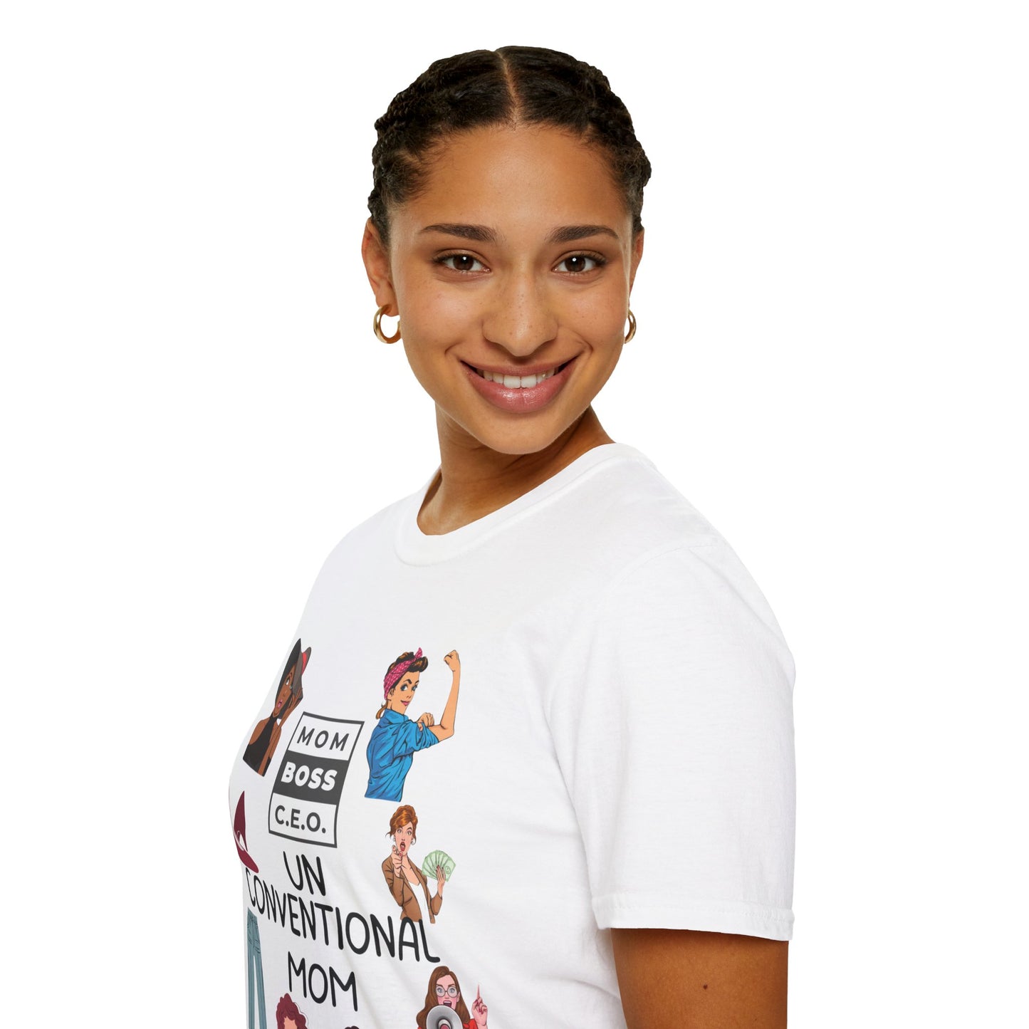 Unisex Softstyle T-Shirt, Mother's Day Shirt, Strong Women T-Shirt, Unconventional Tee Shirt, Friends T Shirt