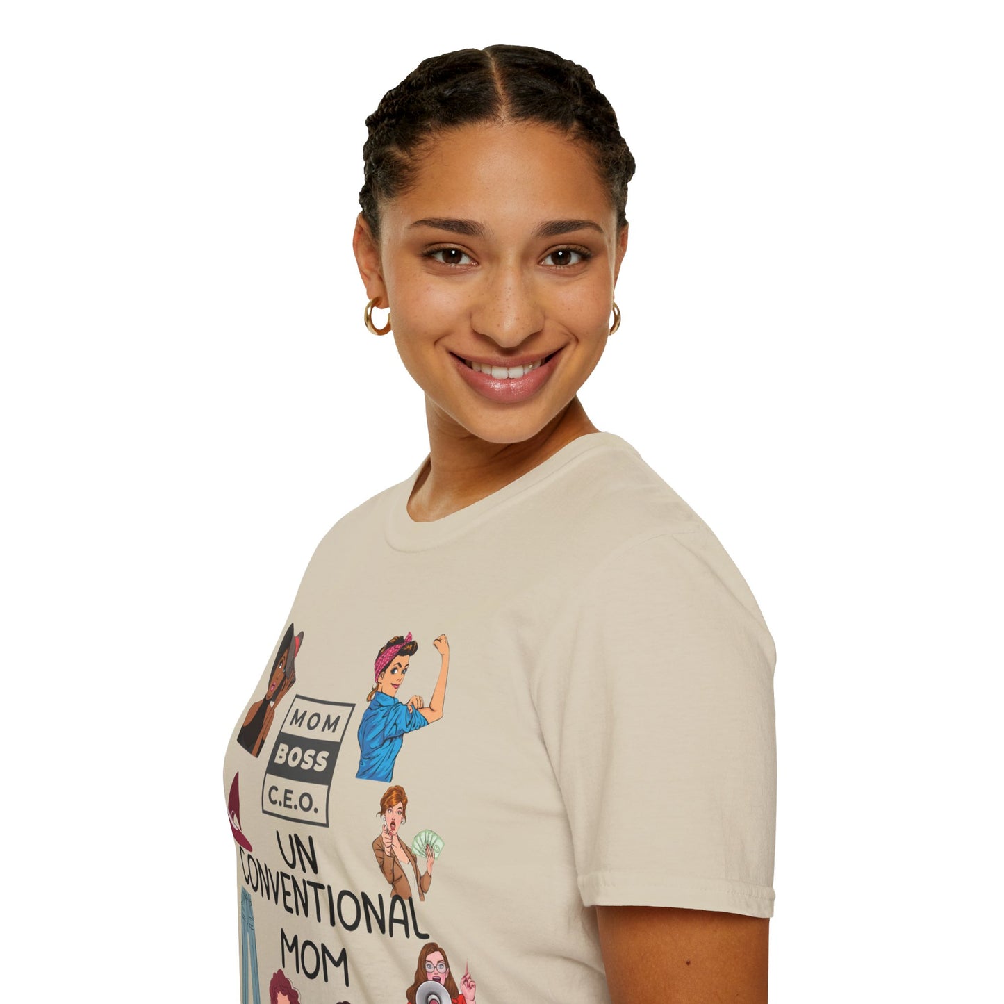 Unisex Softstyle T-Shirt, Mother's Day Shirt, Strong Women T-Shirt, Unconventional Tee Shirt, Friends T Shirt