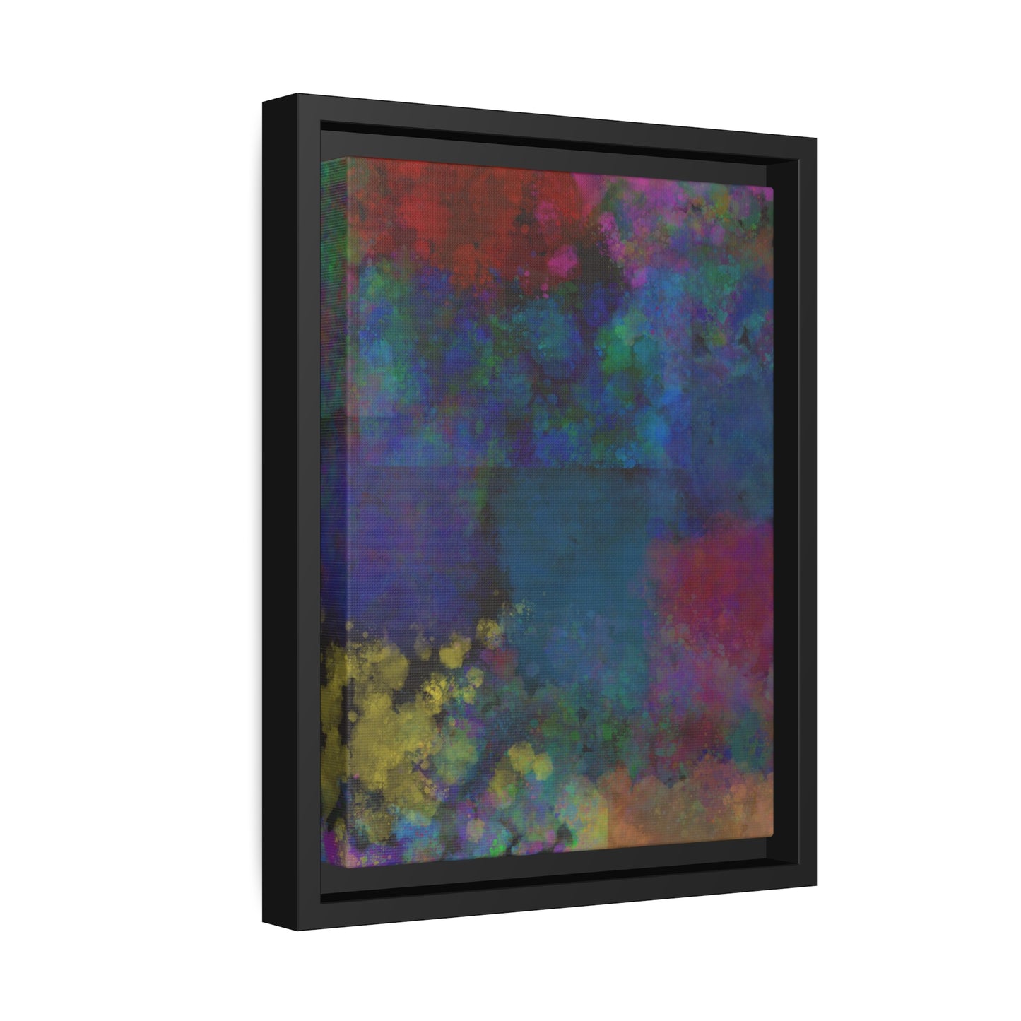 Multi Color Paint Splatter Canvas, Colorful Splotch Paint Art, Splatter Style Wall Art, Colorful Paint Splash, Abstract Paint Splash Print.