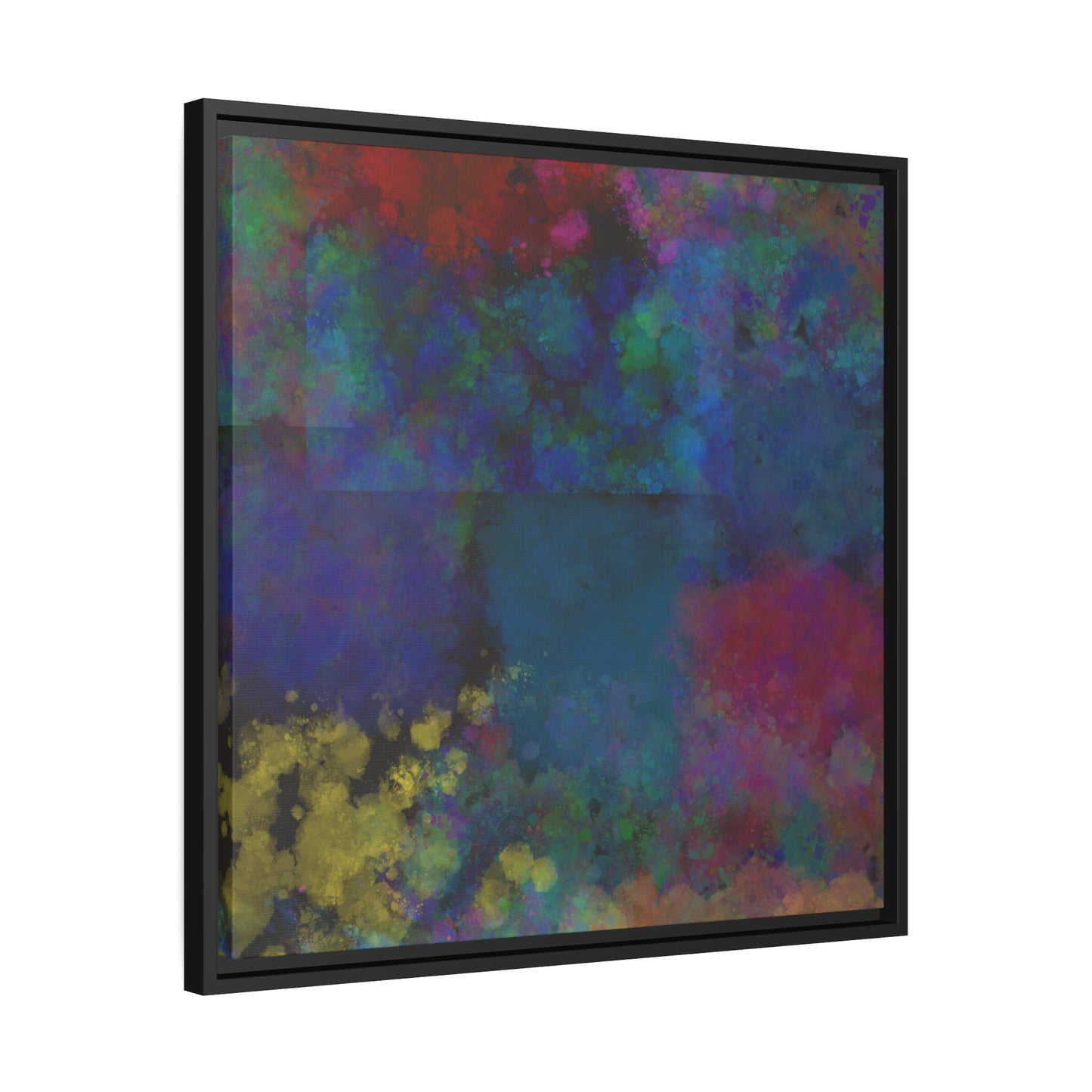 Multi Color Paint Splatter Canvas, Colorful Splotch Paint Art, Splatter Style Wall Art, Colorful Paint Splash, Abstract Paint Splash Print.