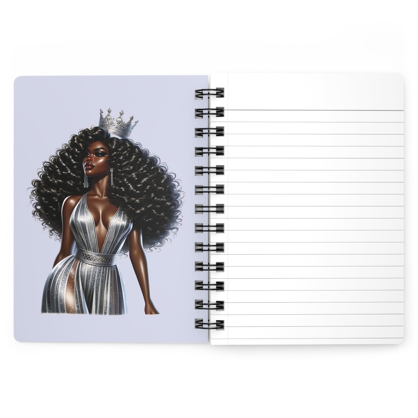 My Queen Journal, Black Girl Magic Writing Book, Mom Writing Book, Queen Spiral Journal, Queen Spiral Notebook, Queen Notebook, African American Queen Notebook, Black Women Writing Journal, Inspirational Writing Journal,