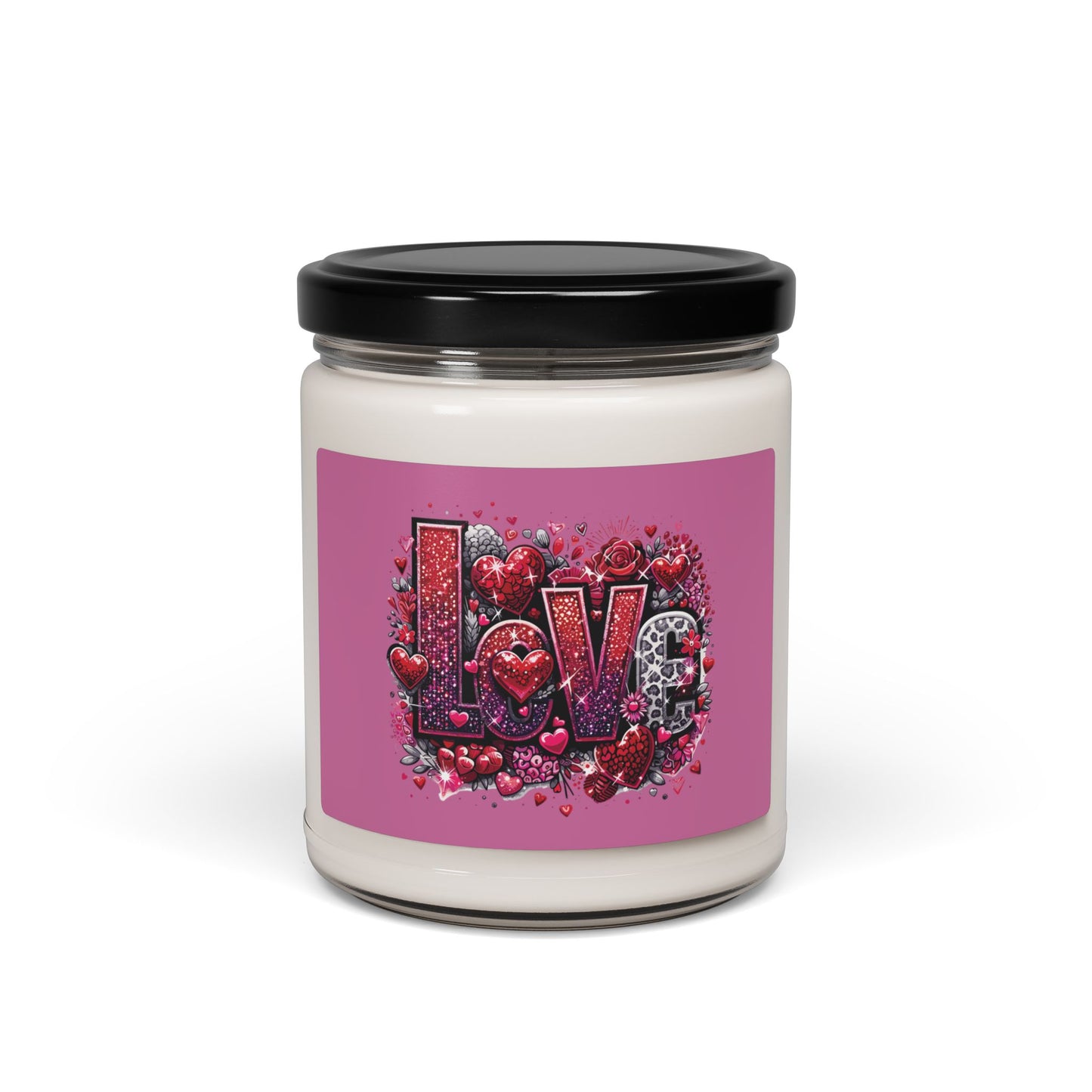 Love Print Candle, Decorative Love Candle, Romantic Heart Candle, Anniversary Heart Candle, Red Love Candle, Valentines Day Love Candle, Selfcare Candle