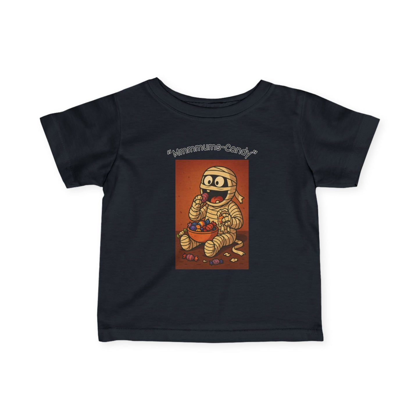 Funny Mummy Toddler Candy Tee, Kids Mummy Candy Tee, Cute Spooky Kids Tee, Mummy Toddler Shirt, Fun Mummy Halloween Tee, Cartoon Mummy Halloween Tee,