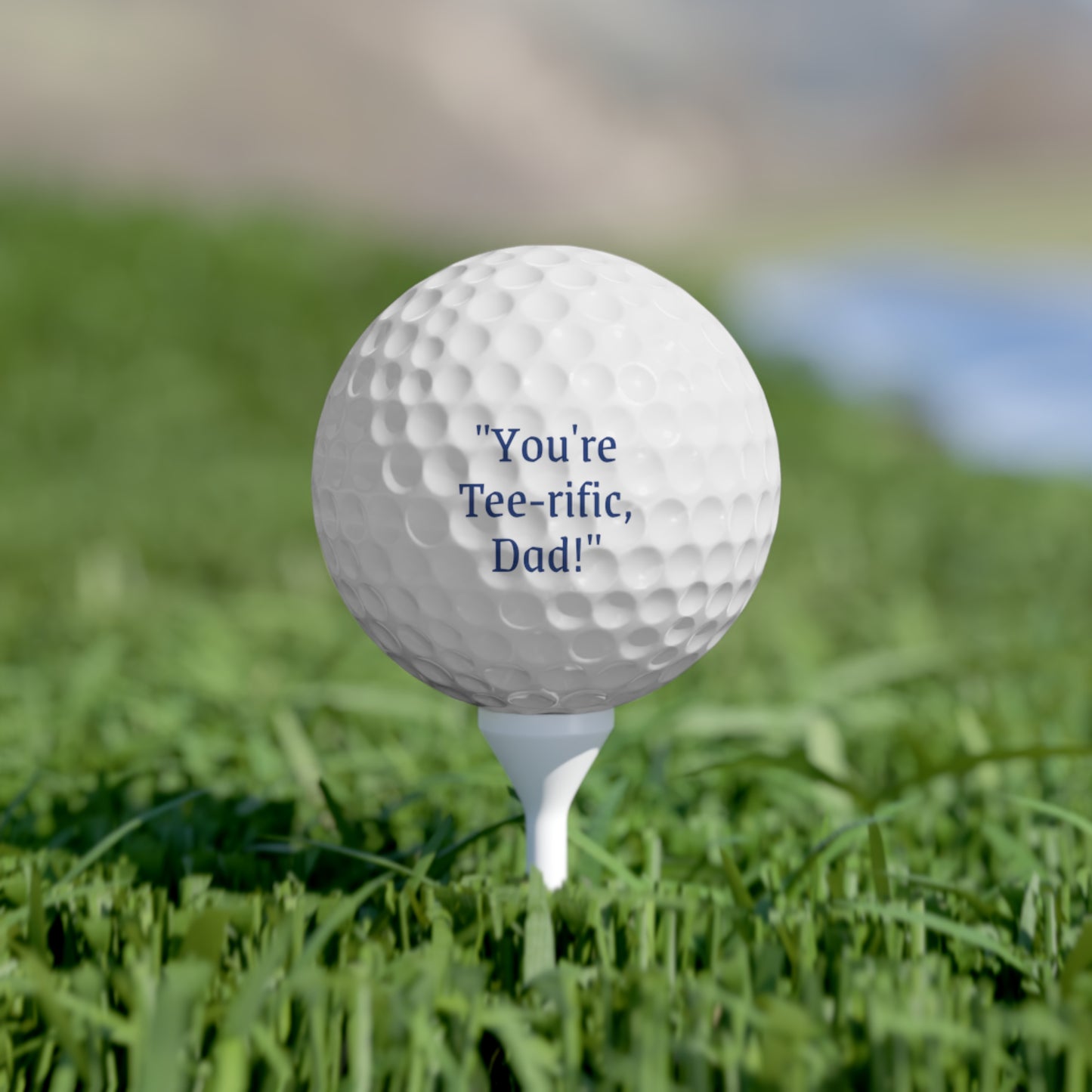 Tee rific Dad Gift, Tee-rific Golf Balls, Dads 6pcs Golf Balls, Cute Dad Golf Ball, Novelty Golf Balls, Golfer Dad Keepsake, Cute Golf Ball, Dad Funny Golf Balls, Fathers Day Golf Ball,