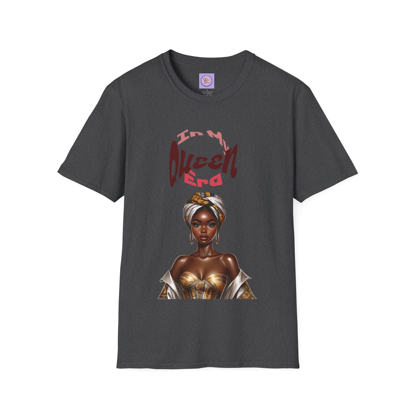 In My Queen Era T-Shirt – Afrocentric Black Queen Shirt – Melanin Pride Graphic Tee – African American Culture Top – Empowerment Shirt for Women