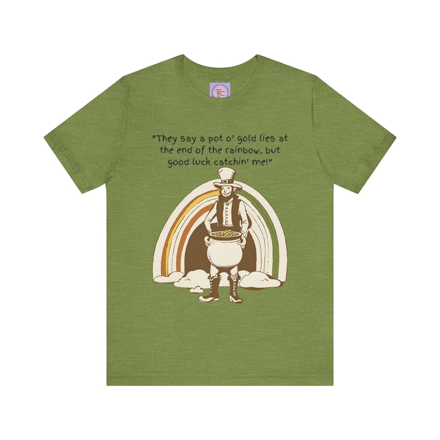 Vintage Leprechaun Shirt, Retro Leprechaun T Shirt, Irish Humor T Shirt, St Patrick's Day Party Wear, Pot of Gold Shirt, Irish Luck T Shirt