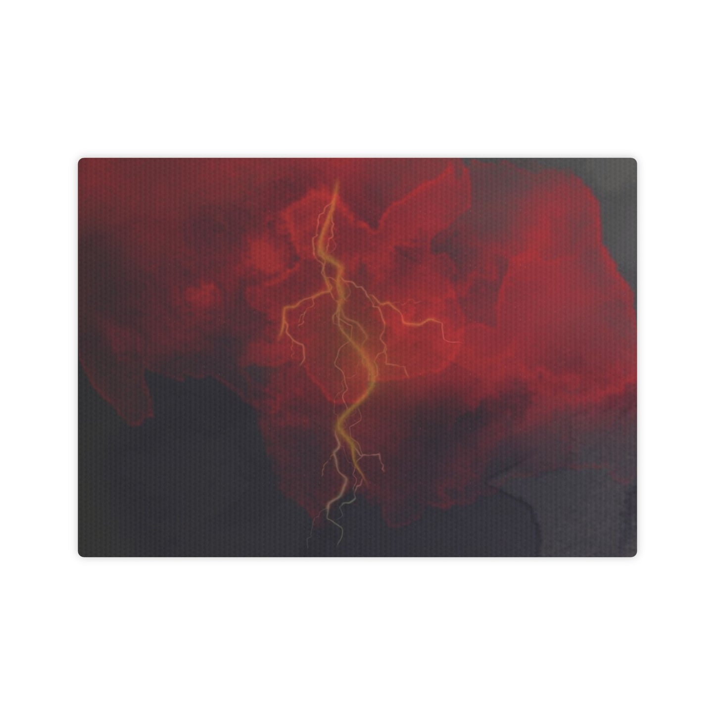 Electric Cloud Wall Art, Lighting Cloud Wall Art, Explosive Wall Art, Canvas Fusion Wall Art, Electric Cloud. Red Black Cloud Wall Abstract.