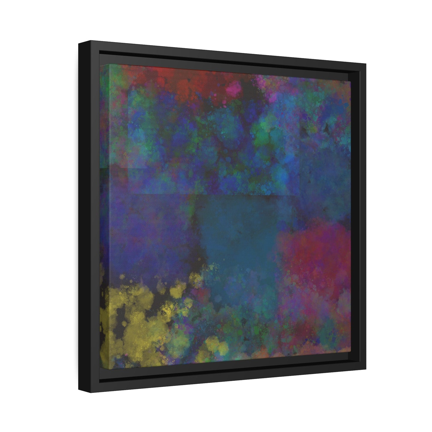 Multi Color Paint Splatter Canvas, Colorful Splotch Paint Art, Splatter Style Wall Art, Colorful Paint Splash, Abstract Paint Splash Print.