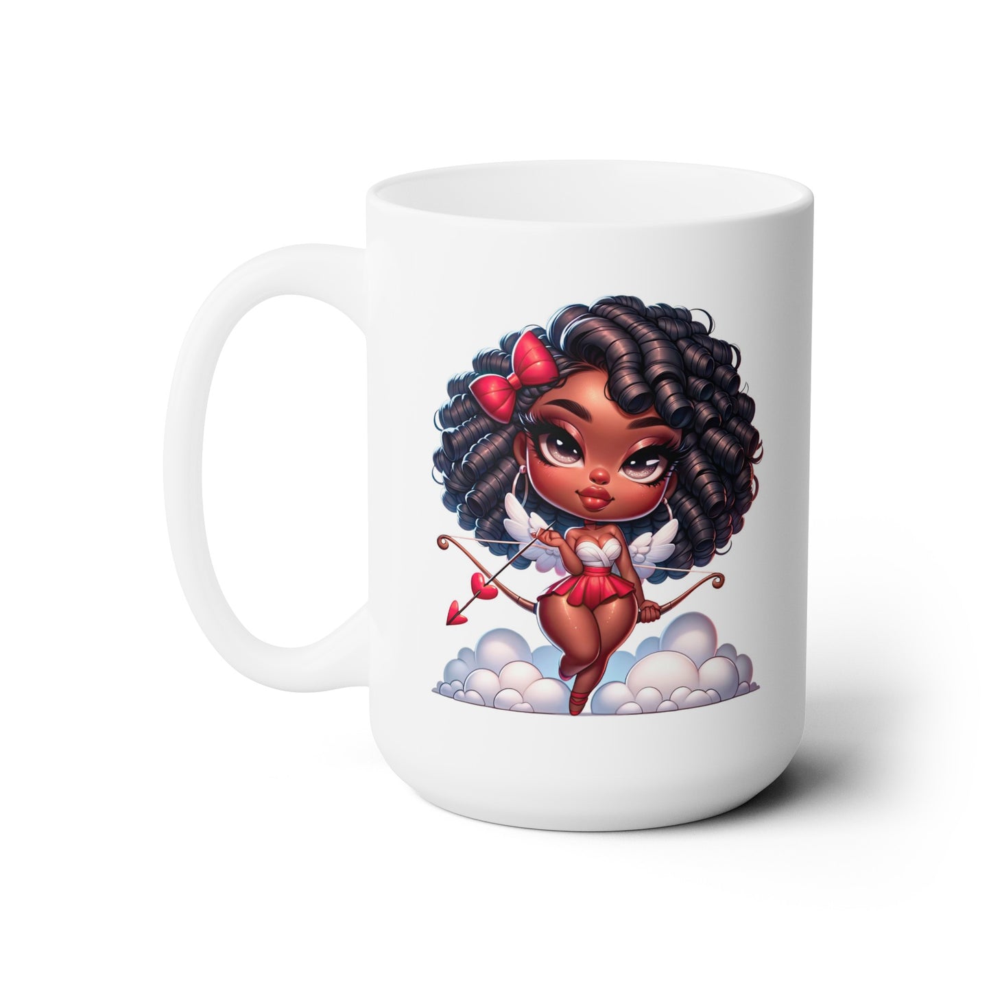Double the taste of sweetness with this divine ceramic mug. This Valentine Sweetheart Mug is the perfect companion to your everyday drinking activities. Whether it's coffee, tea, hot chocolate etc. everything will taste better in this lead free mug.