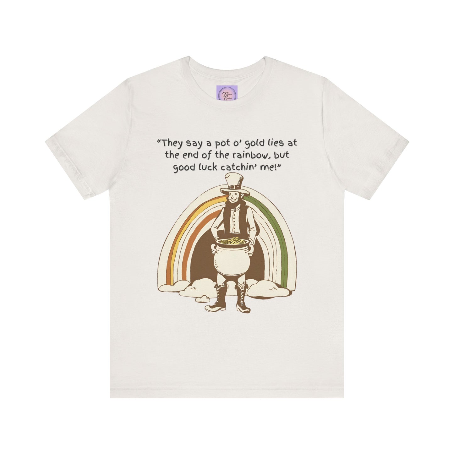 Vintage Leprechaun Shirt, Retro Leprechaun T Shirt, Irish Humor T Shirt, St Patrick's Day Party Wear, Pot of Gold Shirt, Irish Luck T Shirt