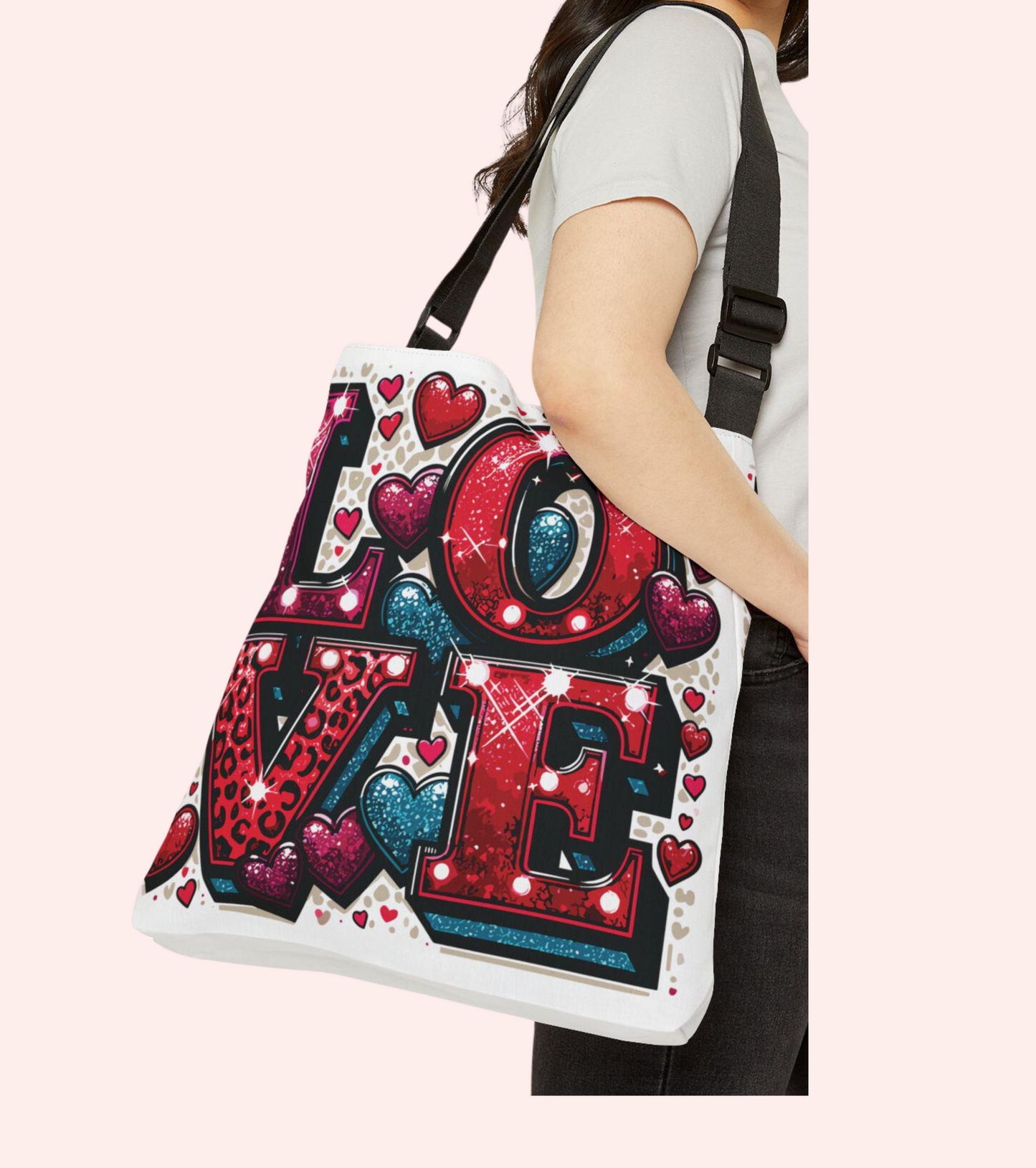 Love Hearts Tote Bag
