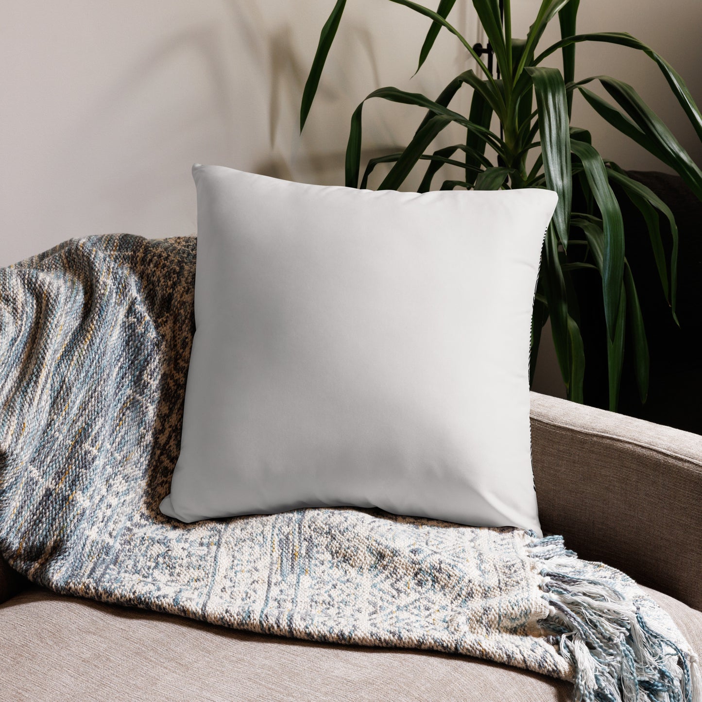 Thumb Print Heart Pillow