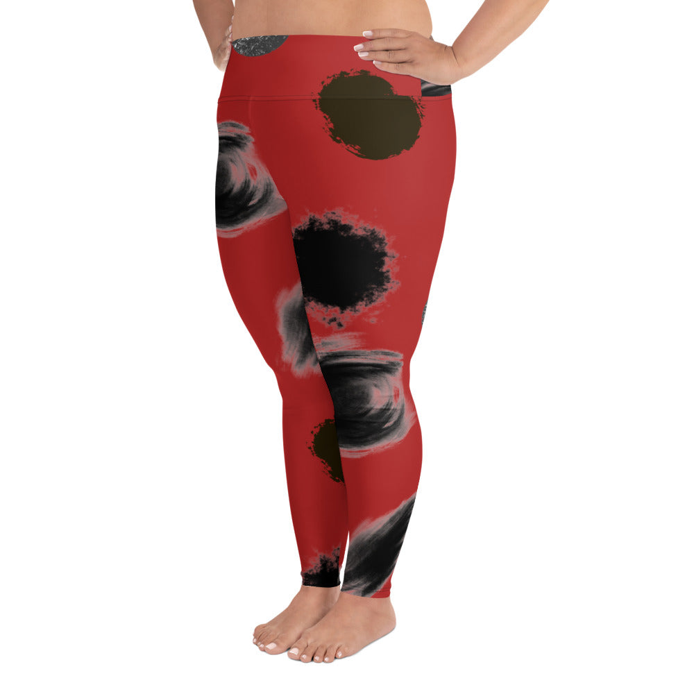 All Over Print Plus Size Leggings