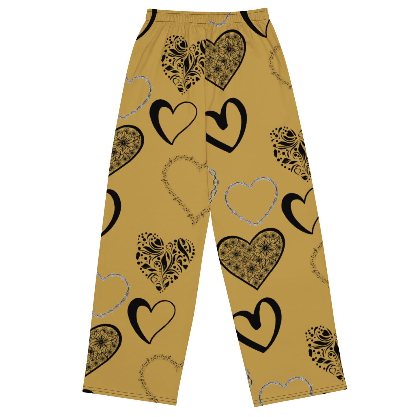 All-over print unisex wide-leg pants