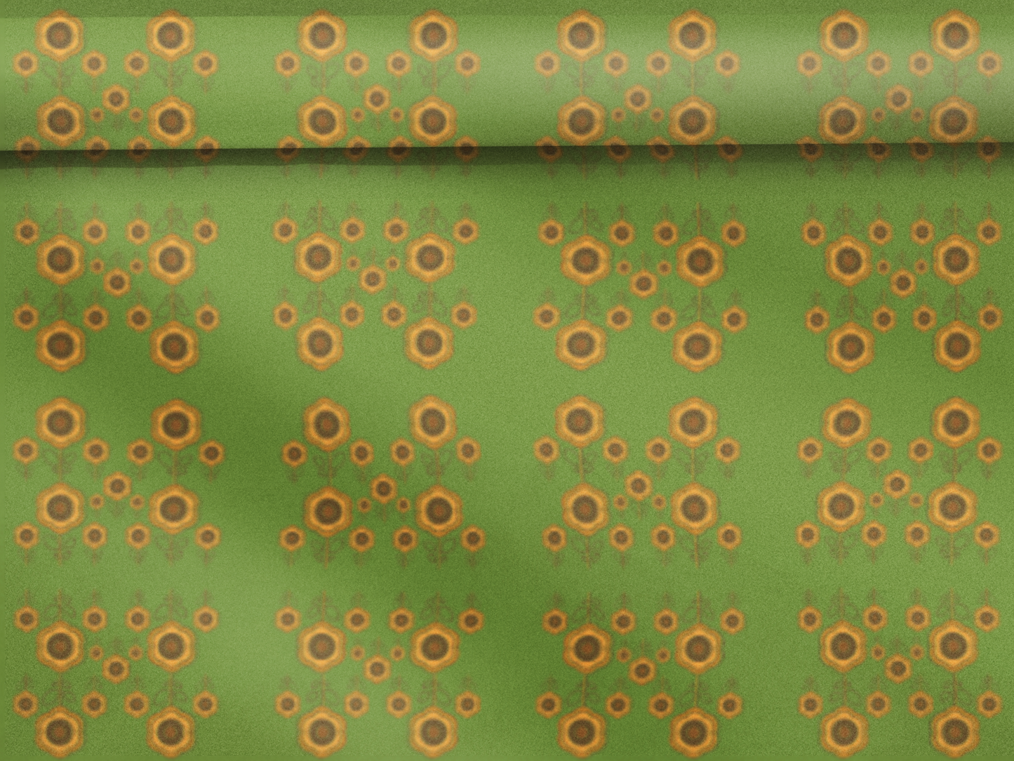 Floral Aesthetic Design Wrapping Paper Sheets