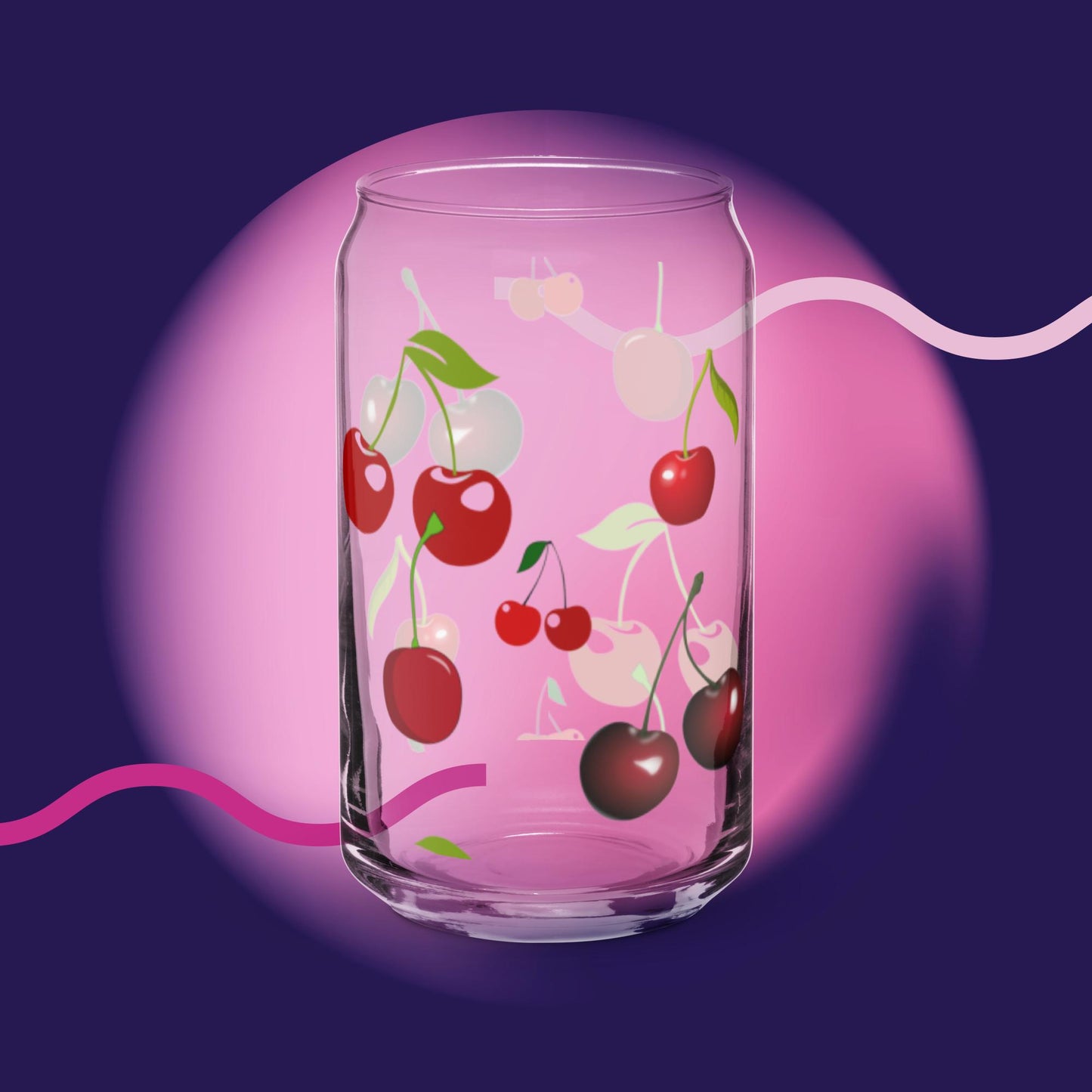 Can-shaped glass
