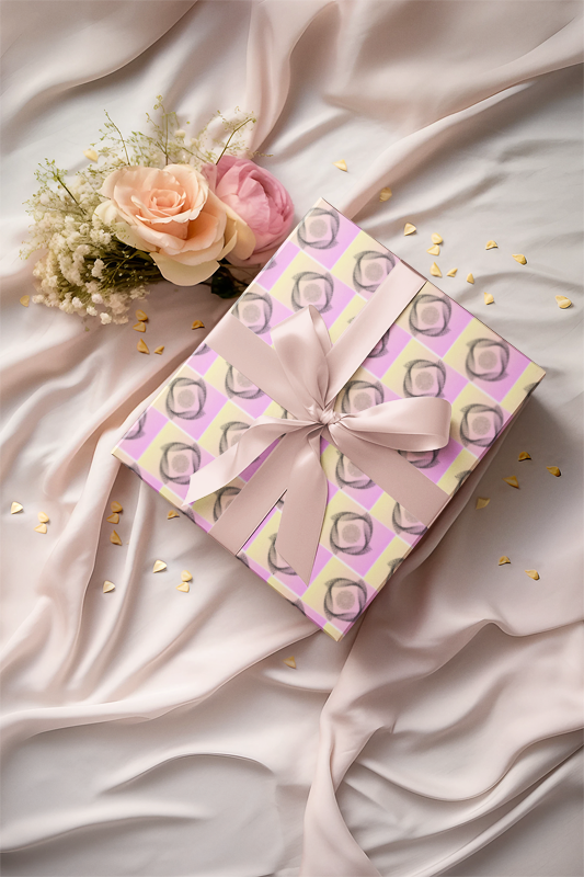 Wrapping Paper Sheets With Vivid Design