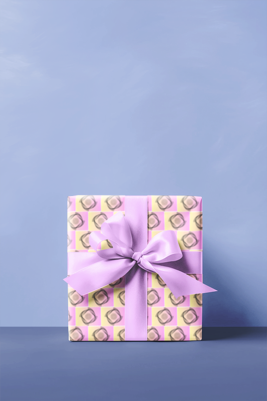 Wrapping Paper Sheets With Vivid Design