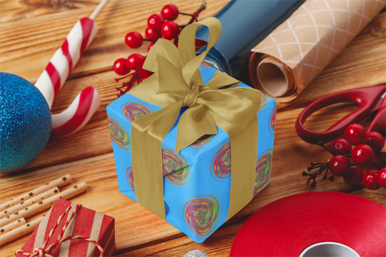 Wrapping Paper Sheets With Vivid Design