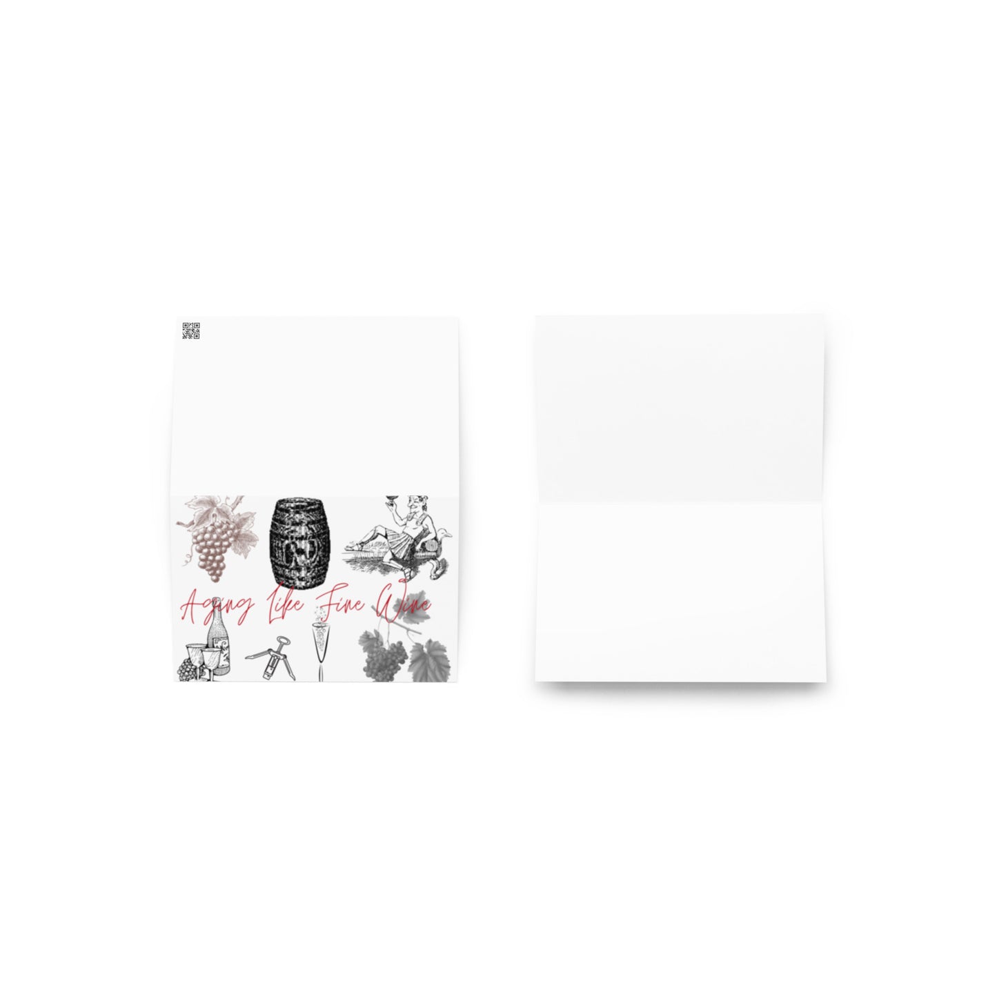 Greeting card with cute graphic