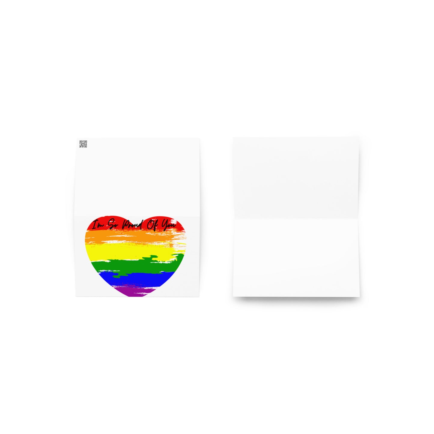 Greeting card with cute graphic