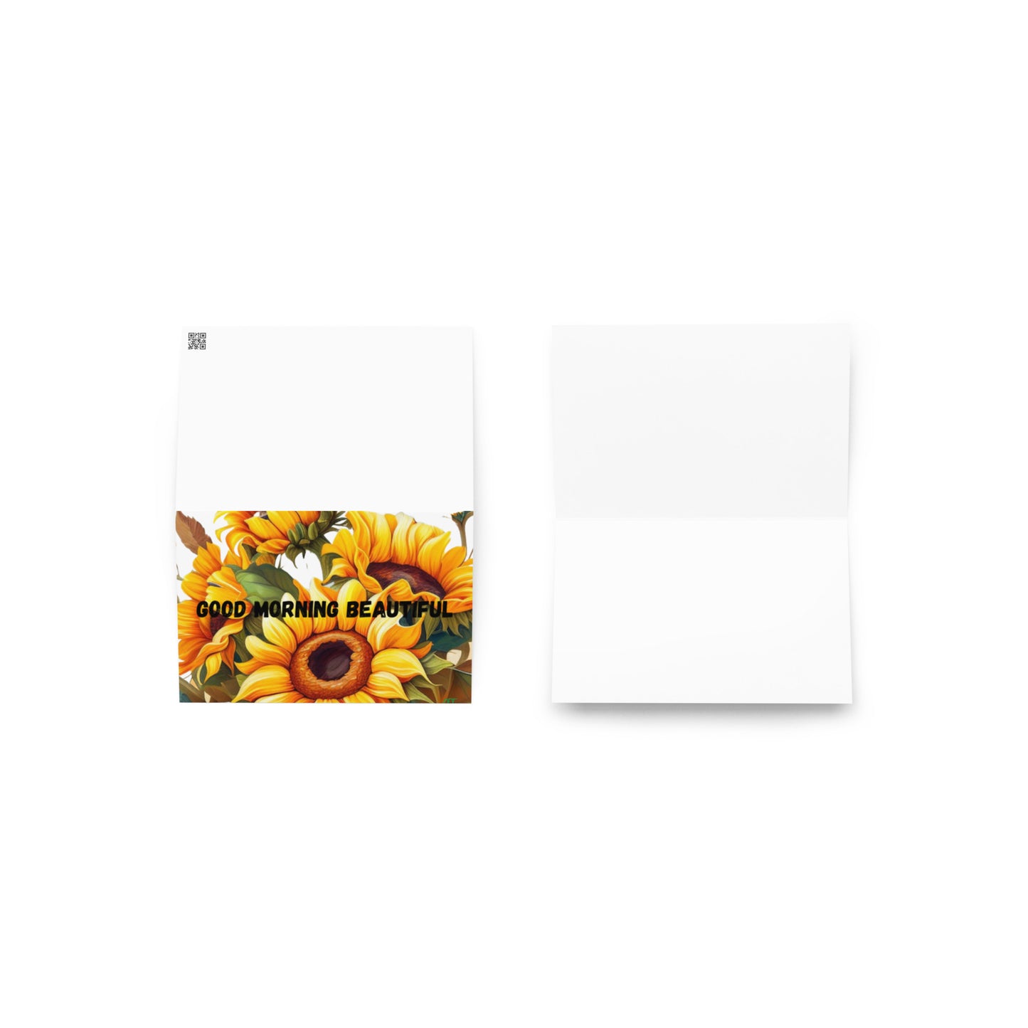 Greeting card with cute graphic