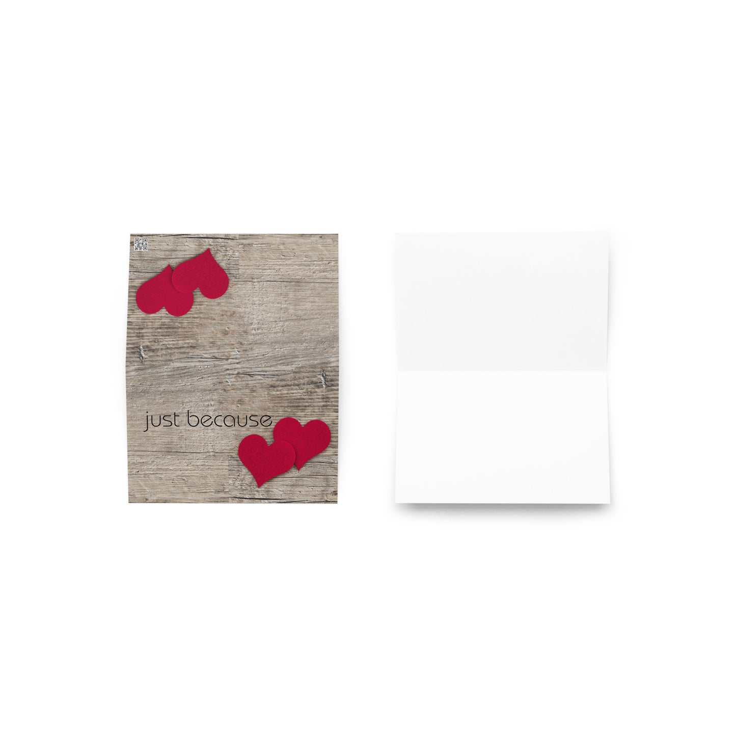 Greeting card with cute graphic