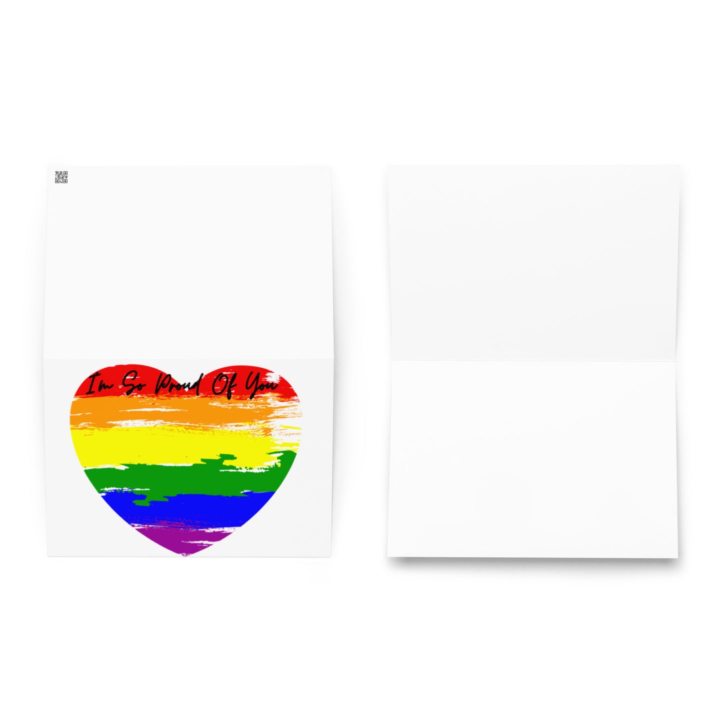 Greeting card with cute graphic