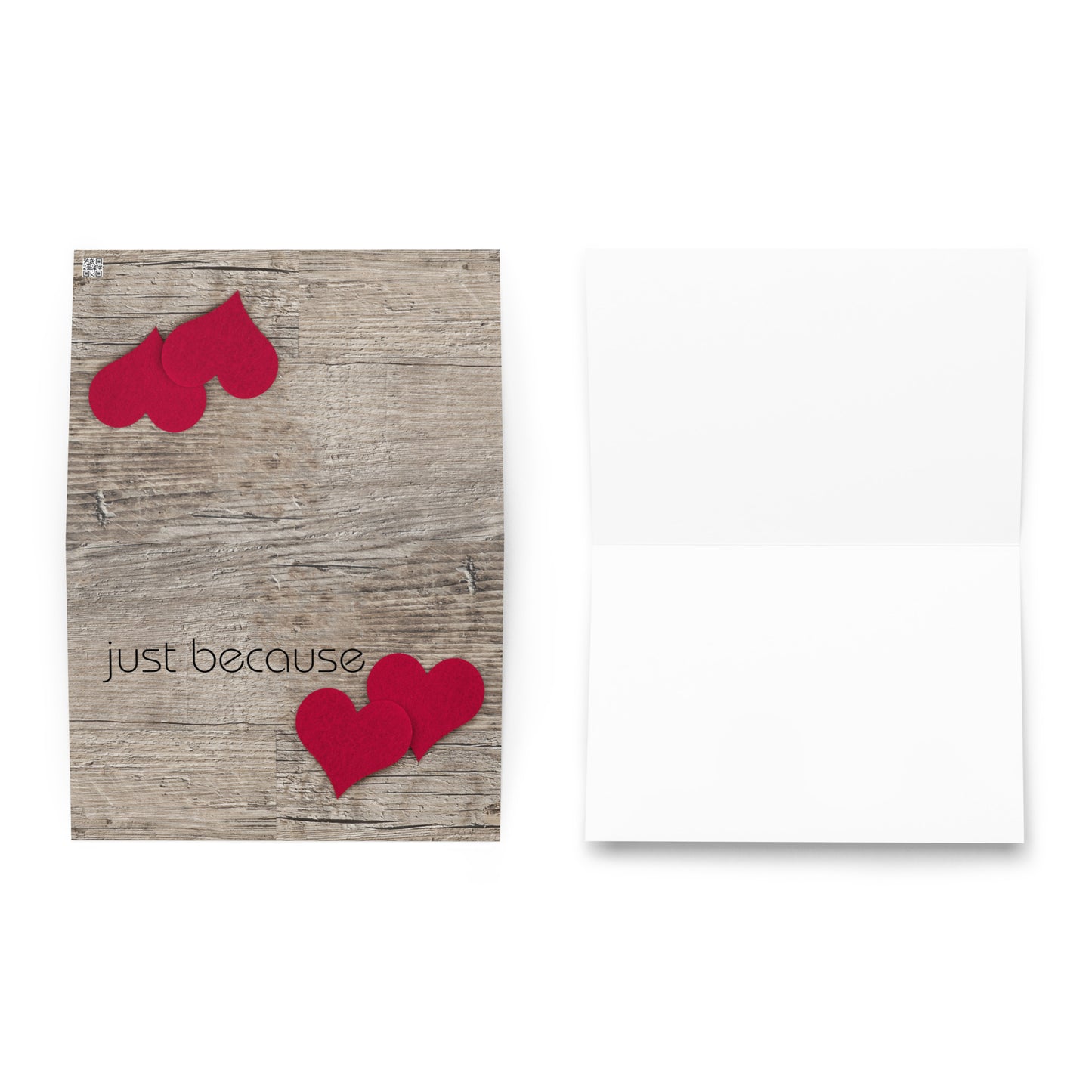 Greeting card with cute graphic