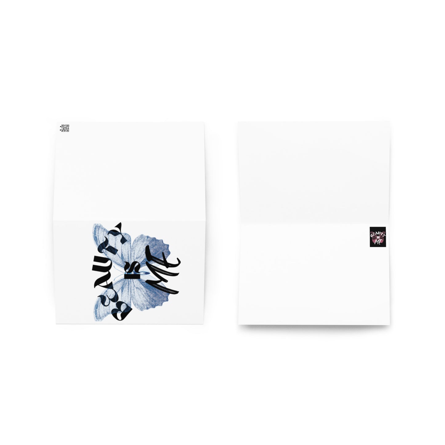 Greeting card with cute graphic