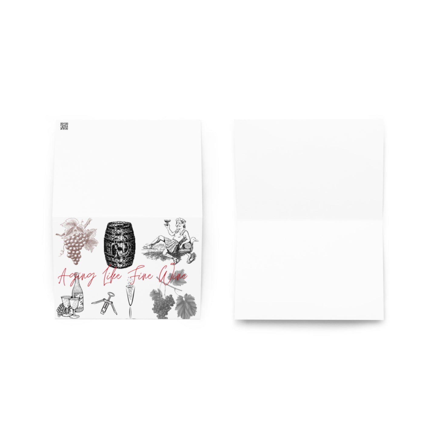 Greeting card with cute graphic
