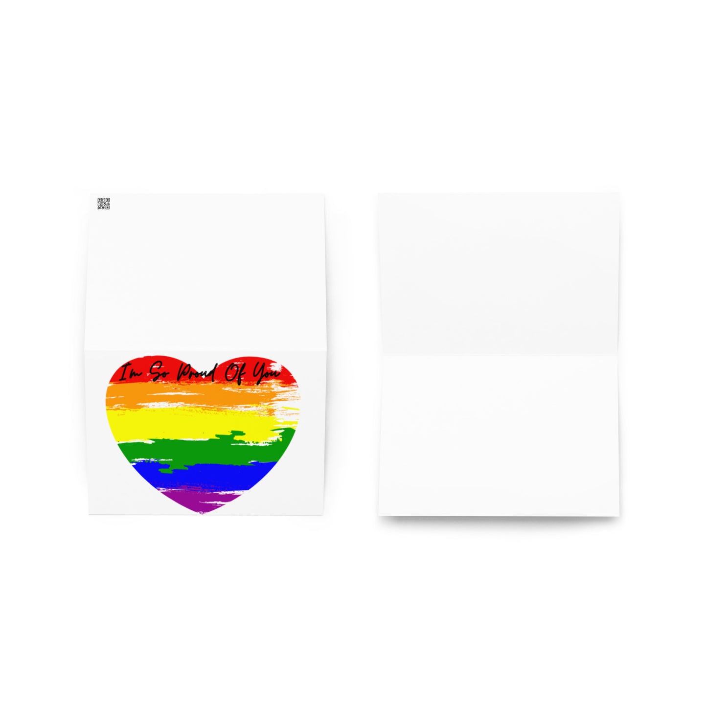 Greeting card with cute graphic