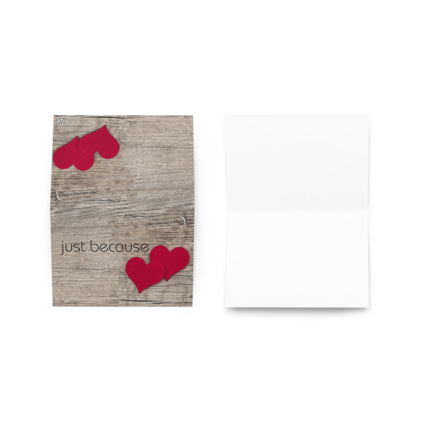 Greeting card with cute graphic