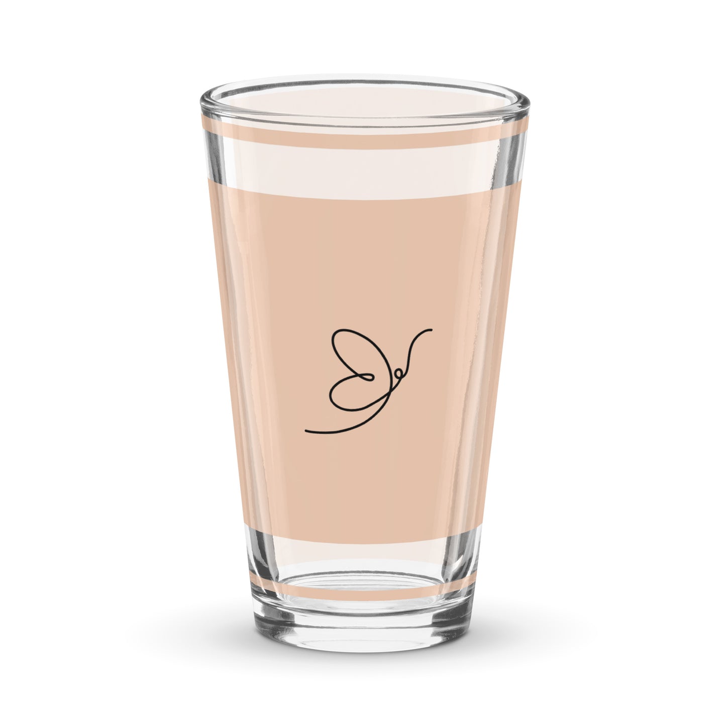 Shaker pint glass