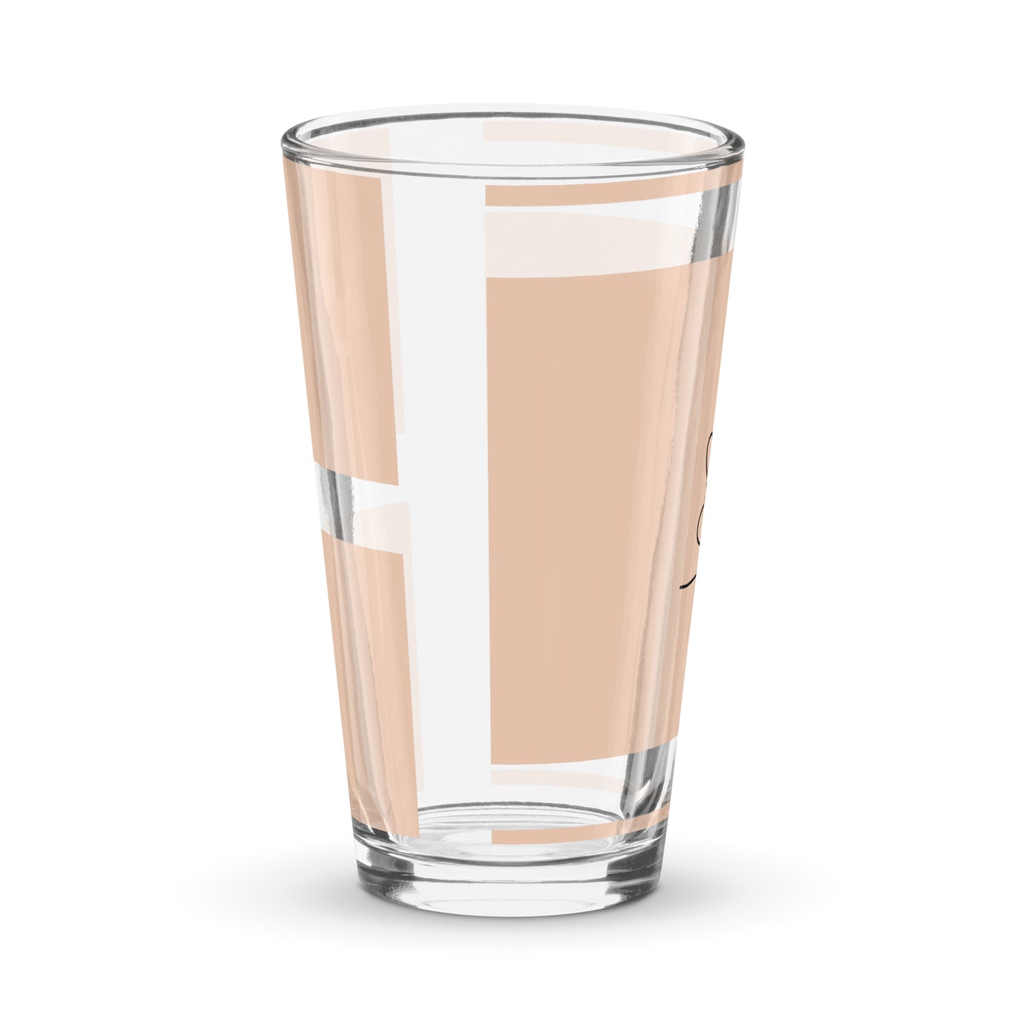 Shaker pint glass