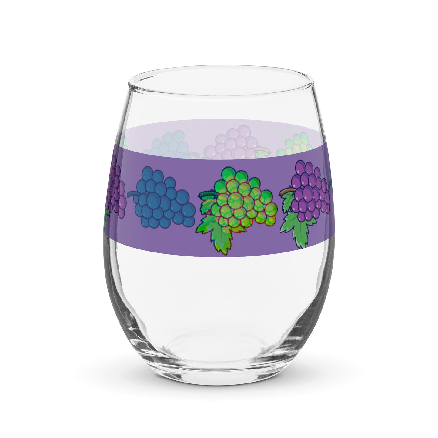 Stemless wine glass with nice design