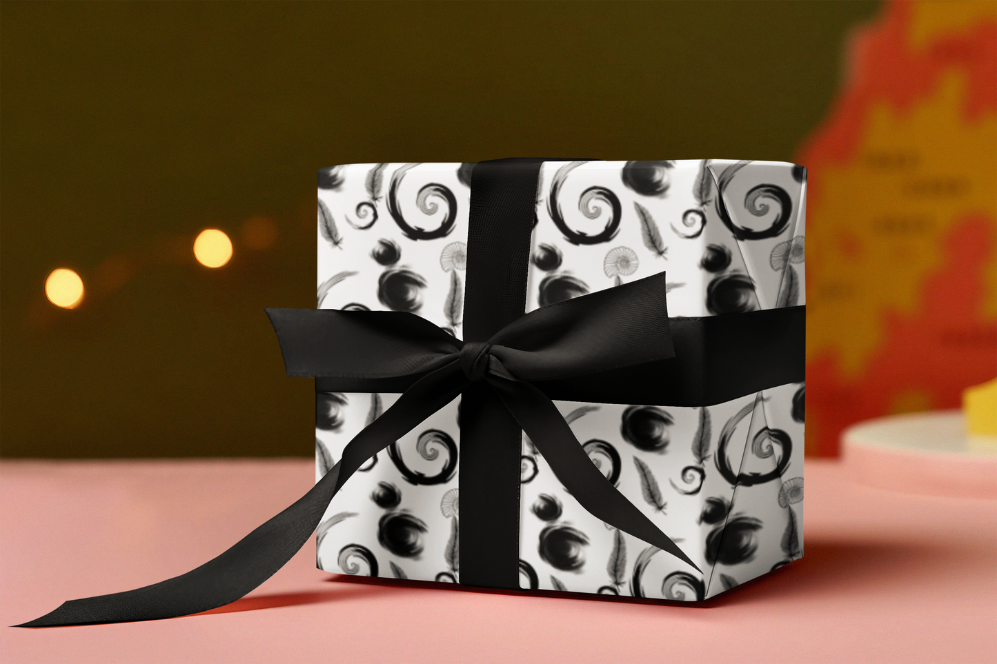 Wrapping Paper Sheets With Vivid Design