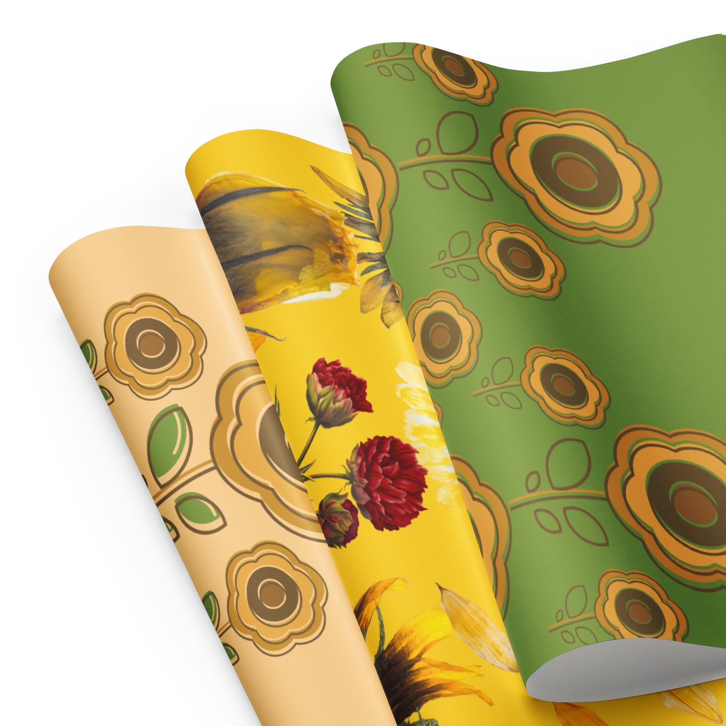 Floral Wrapping Paper Sheets
