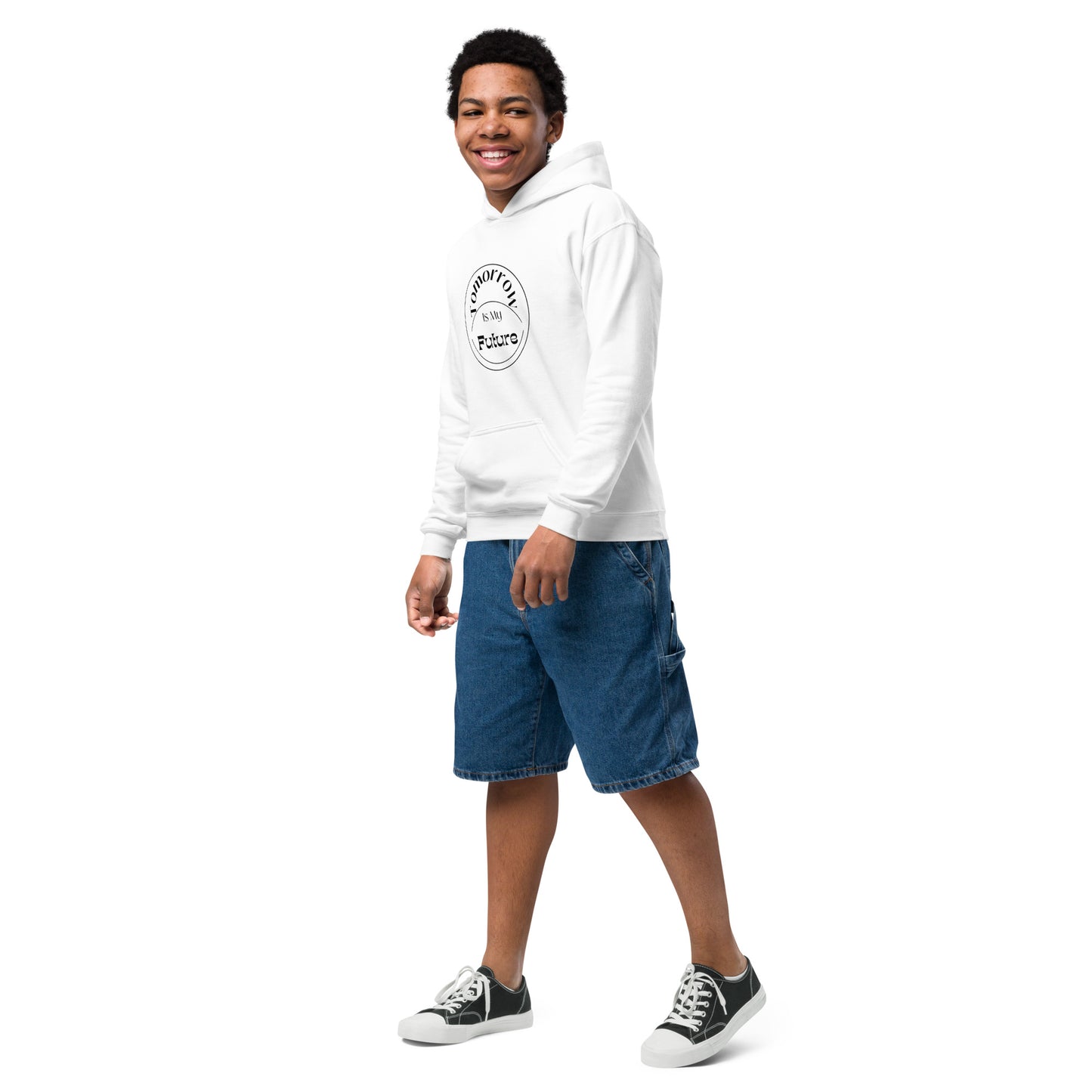 Youth heavy blend hoodie with graphic
