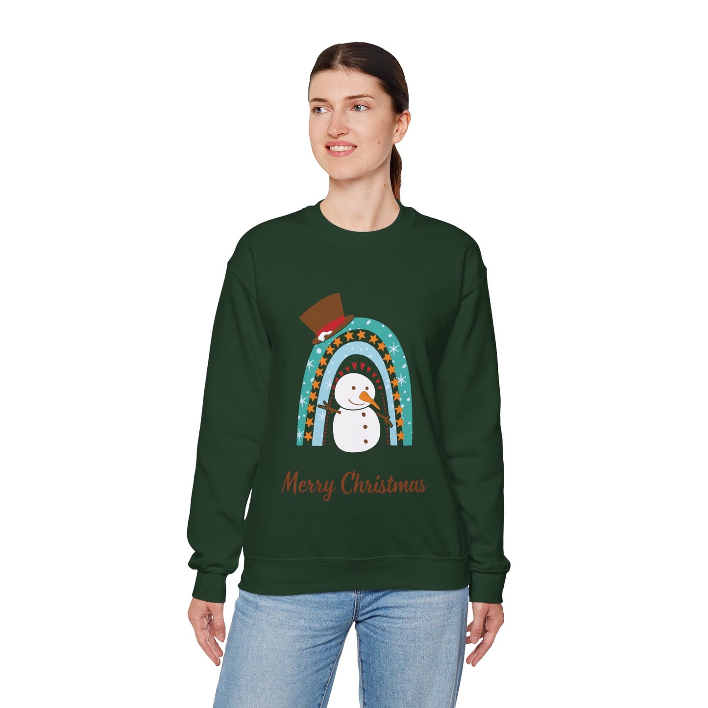 Snowman Rainbow Sweatshirt