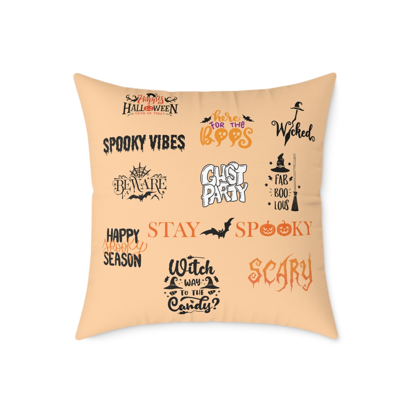 Halloween Phase Pillow, Halloween Quote Pillow, Festive Halloween Pillow, Halloween Deco Pillow, Halloween Couch Pillow,