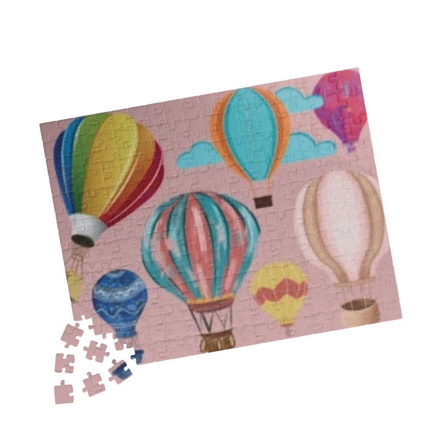 Kids Balloon Puzzle, Balloon Jigsaw Puzzle, Hot Air Balloon Puzzle, Hot Air Balloon Festival, Whimsical Puzzle, Relaxation Puzzle