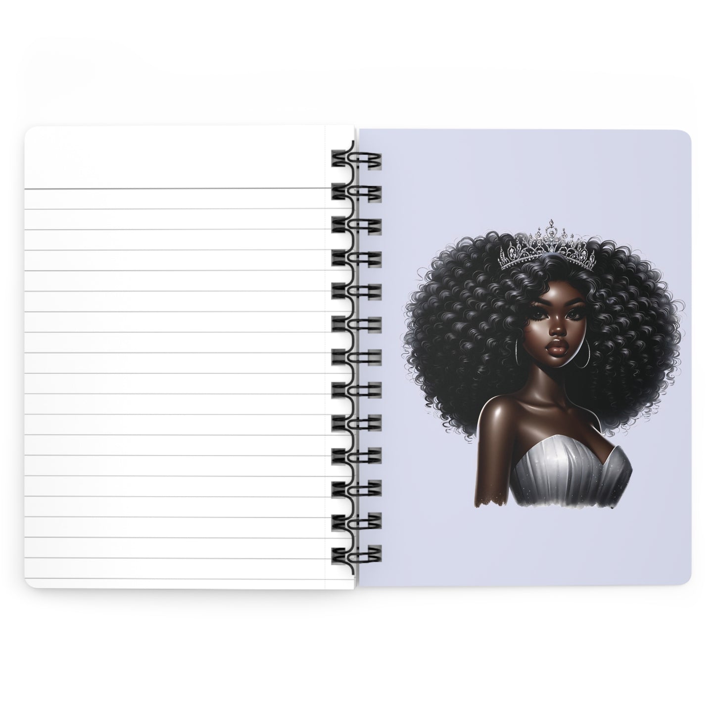 My Queen Journal, Black Girl Magic Writing Book, Mom Writing Book, Queen Spiral Journal, Queen Spiral Notebook, Queen Notebook, African American Queen Notebook, Black Women Writing Journal,  Inspirational Writing Journal,