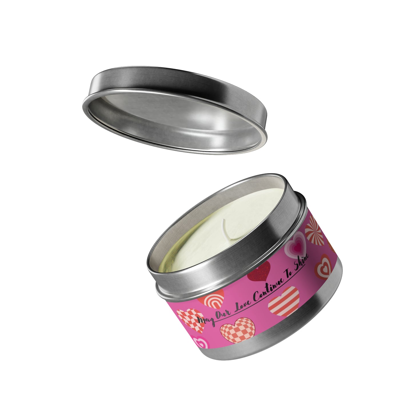 Love Themed Scented Tin Candles