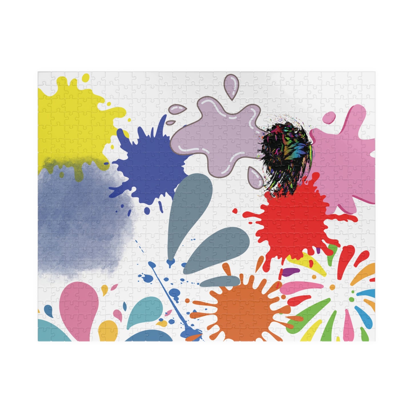 Splash Of Color Puzzle, Trauma Puzzle, Splatter Art Puzzle, Paint Splatter Puzzle, Confetti Puzzle, Abstract Jigsaw Puzzle,   Vibrant Puzzle