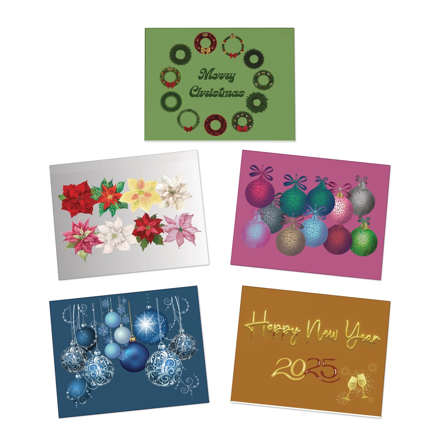 Traditional Multi Design Holiday Greeting Cards 