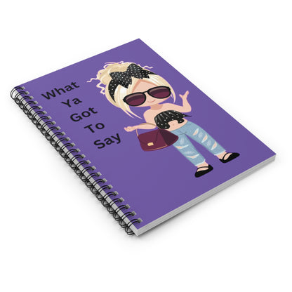 Youths Writing Journal, Children's Writing Notebook, Girls Stylish Notebook, Girl Power Journal, Youth Notebook, Youths Journal, Spiral Notebook - Ruled Line